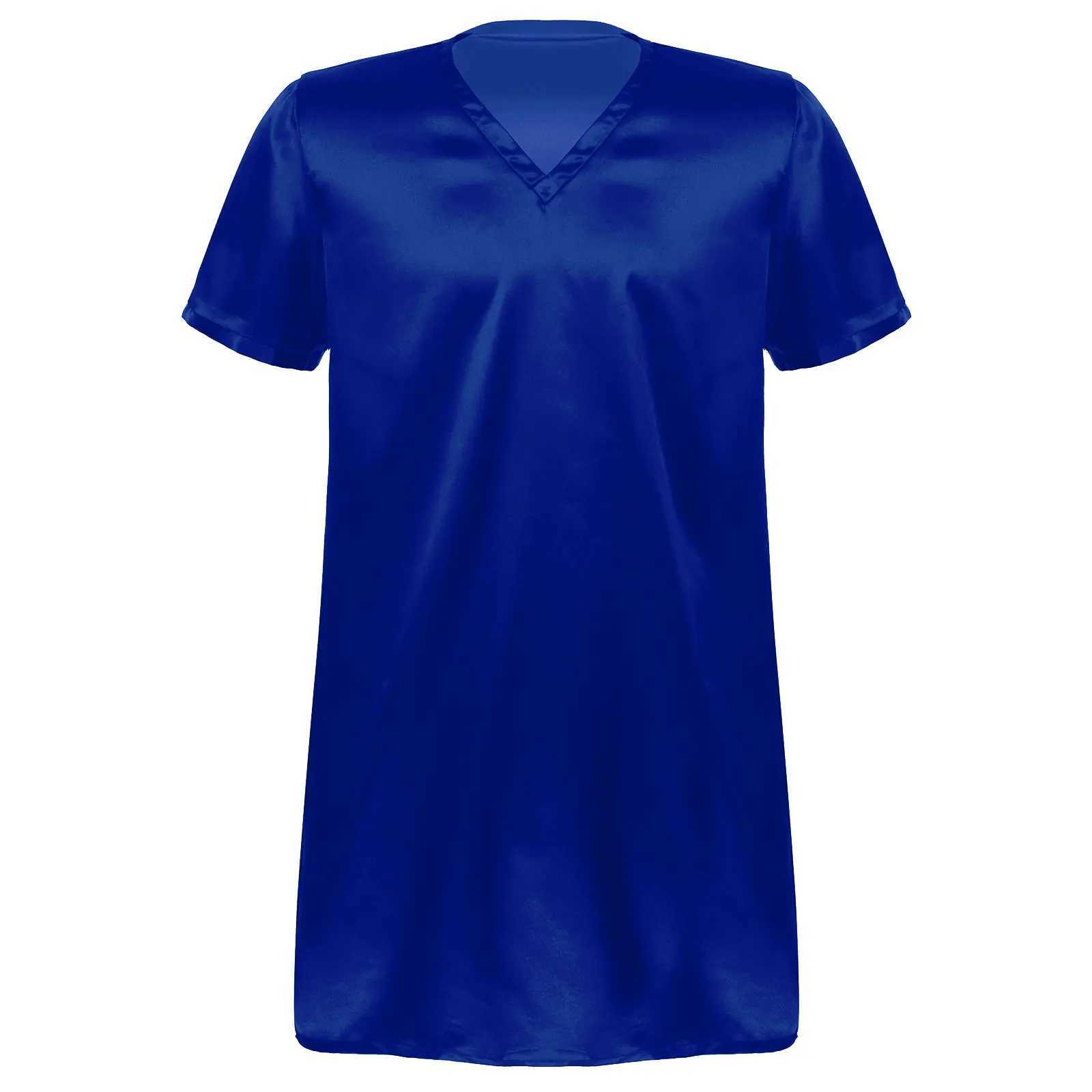 Mens silk satin pajamas summer pajamasW240719