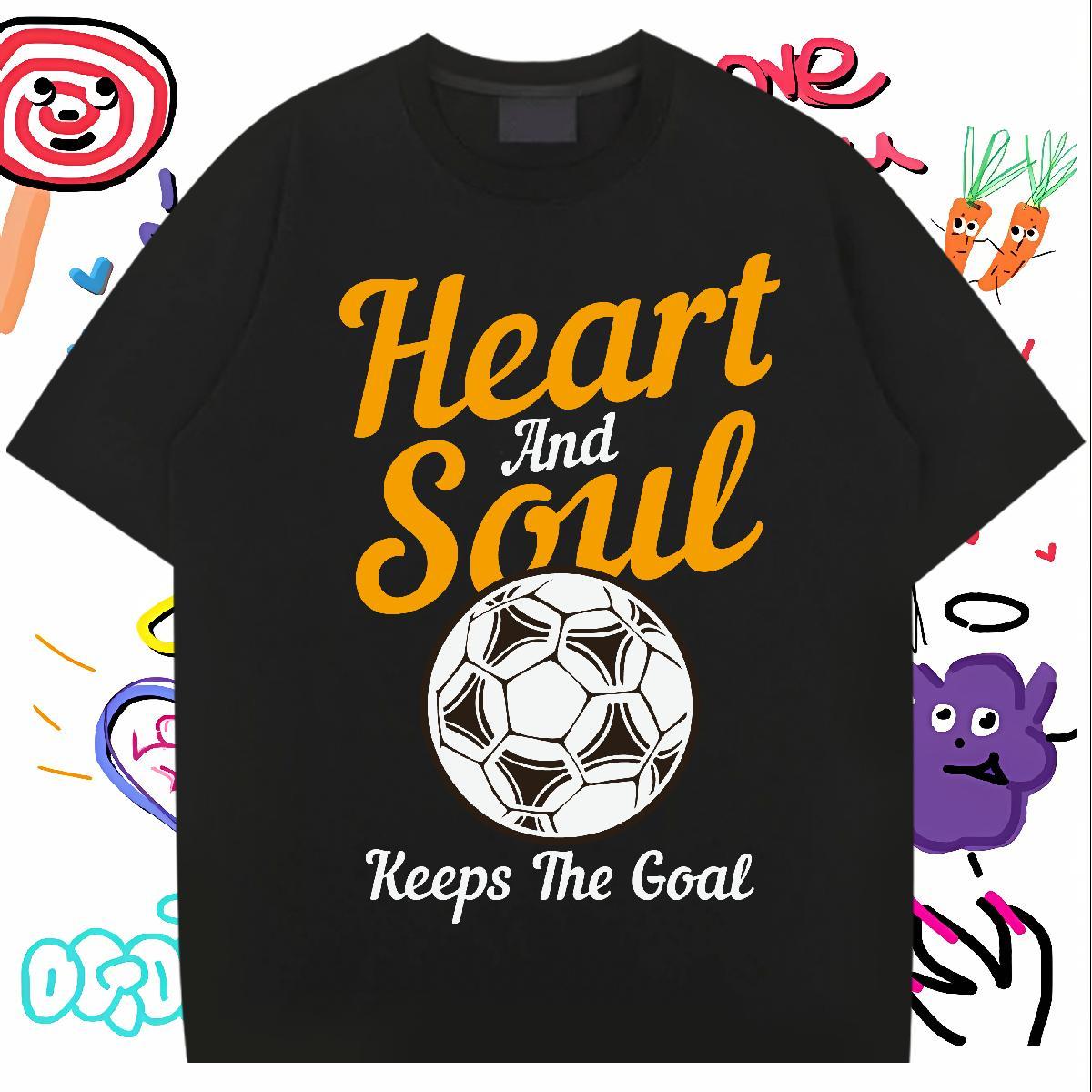 Unisex football T Shirt For Man Outdoor Men Tees 230g Cotton Designer Fashion Breathable Short Sleeve Oversized Wear