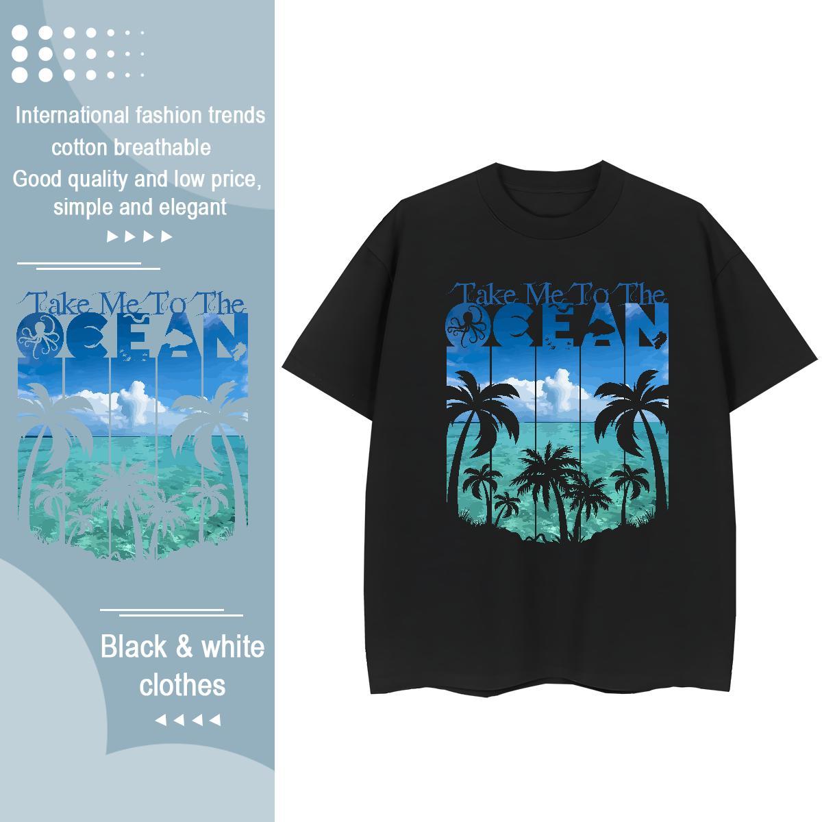 2024 Designer Couples T Shirts tree Summer Casual 100% Cotton 230g Top Tees Breathable Short Sleeve Classic Man T Shirts Customized Print