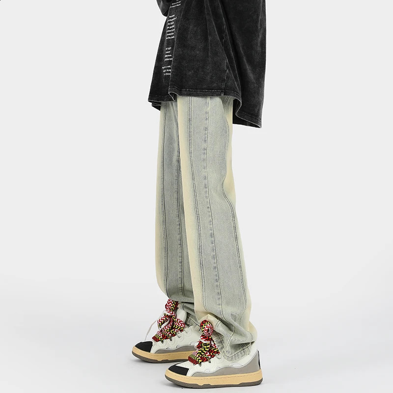 LAPPSTER Y2k Streetwear Stacked Jeans Pants Color Block Korean Fashions Chic Jeans Harajuku Hip Hop Black Low Rise Denim Pants 240819