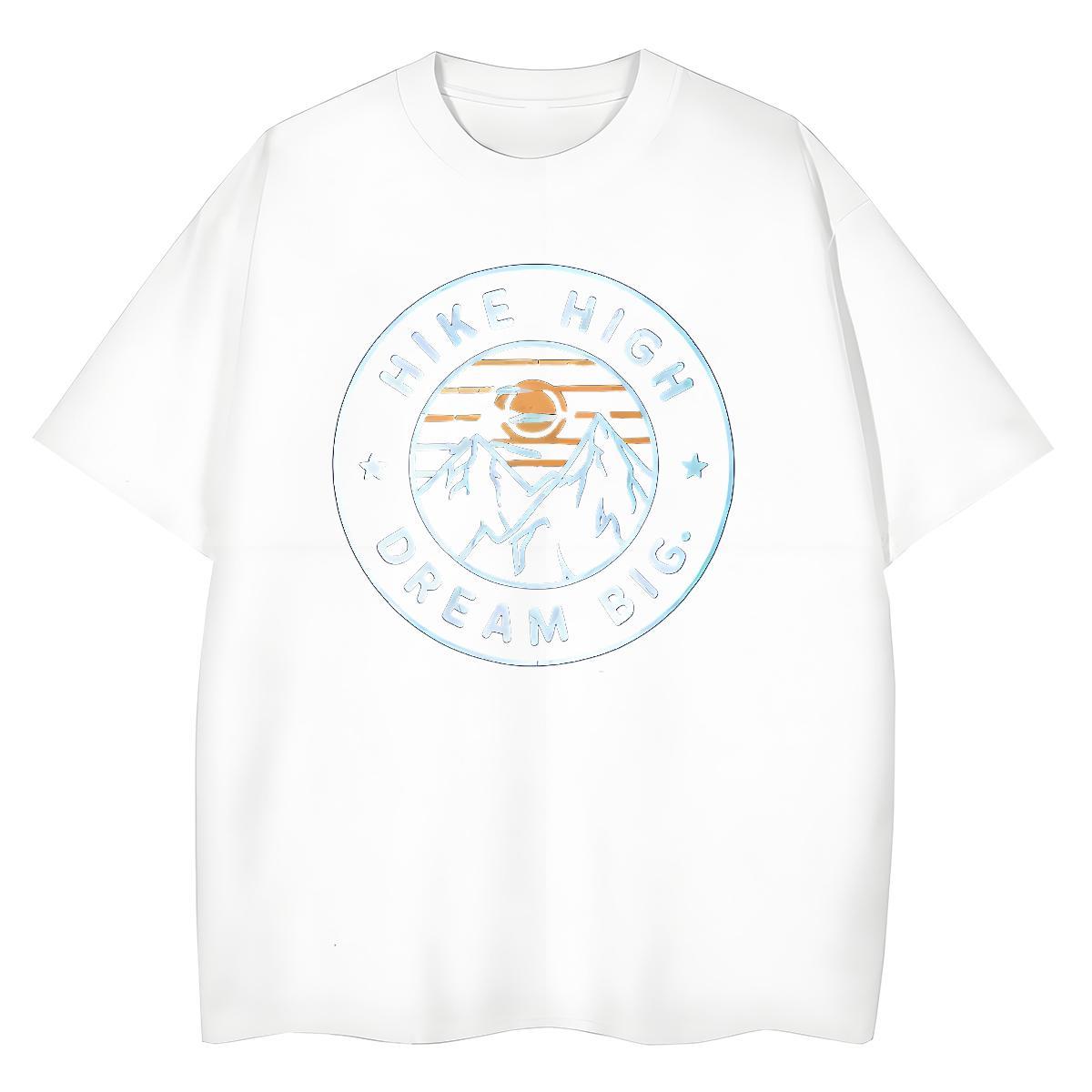 Stylist Womens Tshirts Beach Short Sleeve O-Neck Tops Shirt Popular 100% Cotton 230g sun DIY Anime Printed Woman T Shirts