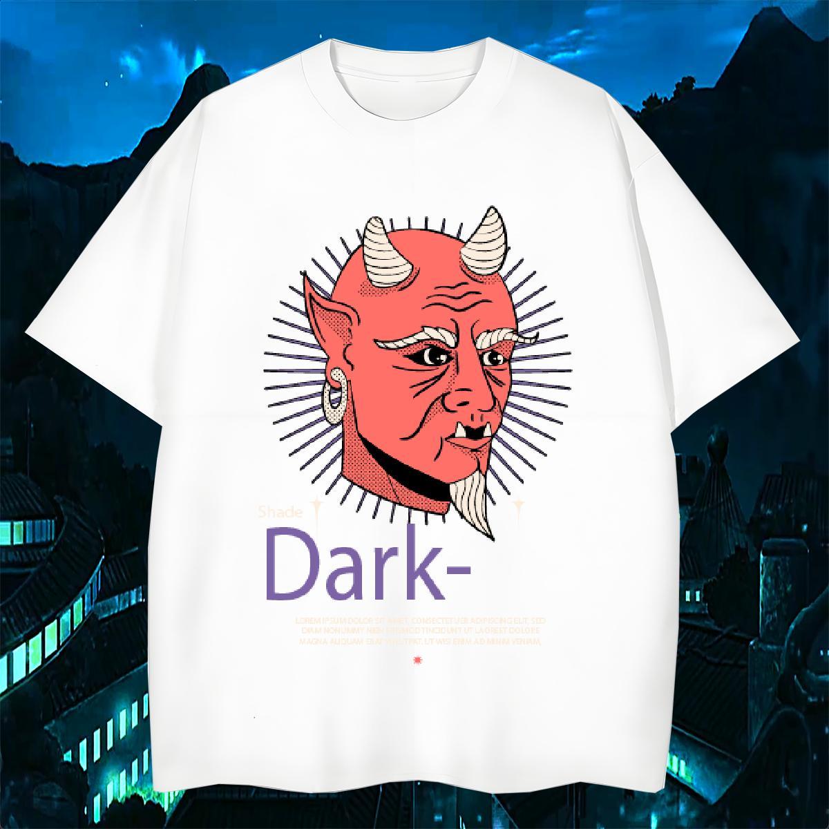 Wholesale Western style 100% Cotton 230g Men Tshirts Street Casual Pure Cotton T-Shirts for Men New Arrival Cartoon Printing L-4XL Wear