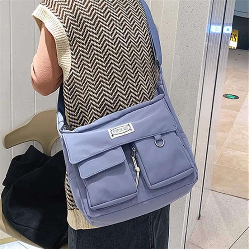 Cute Women Shoulder Bag Handbag Canvas Large Capacity Messenger Bag Casual Crossbody Bag School Bag Travel Bag 240819
