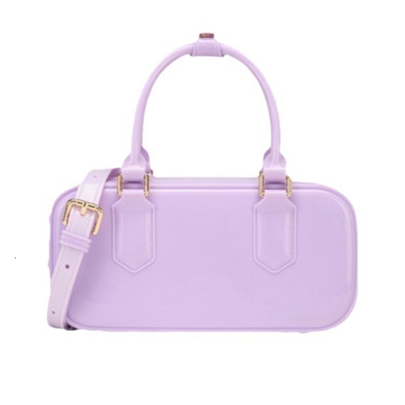 PVC Jelly Fashionable Versatile Soft Handle Handbag, Stainproof And Easy To Wash, Summer Women's Diagonal Cross Bag