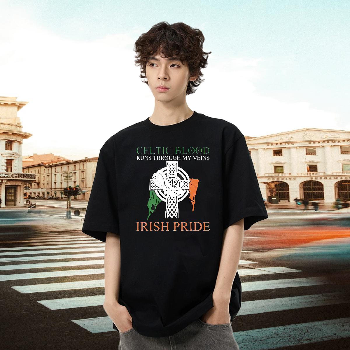 Unisex Mens Tshirts Spring Summer 230g 100% Cotton Floral Print Crew Neck letter T shirt Fashion Tee Shirt