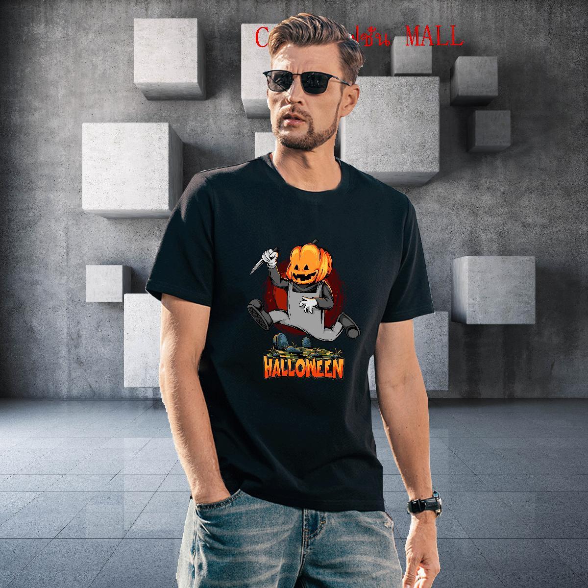 Cool Design T-Shirts halloween Breathable Crew Neck Street Casual DIY Printed 100% Cotton 230g Tshirts Designer Fashion Tees