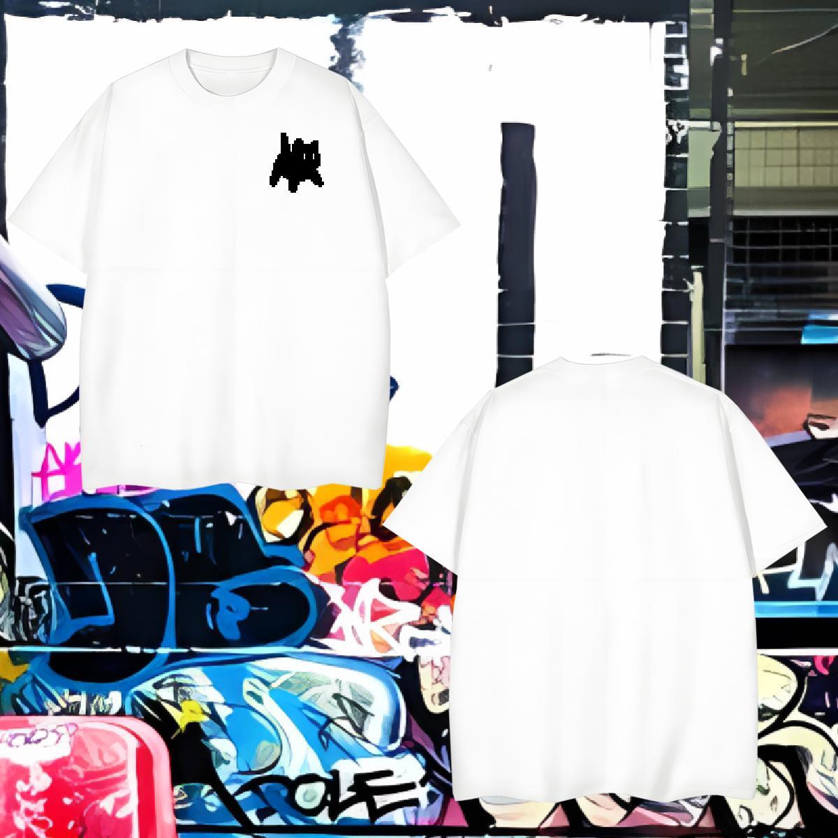 Casual New Men Tshirts cat Street Wear 230g Pure Cotton Tops Shirt Breathable Cool T-Shirts for Men Custom Print Plus Size