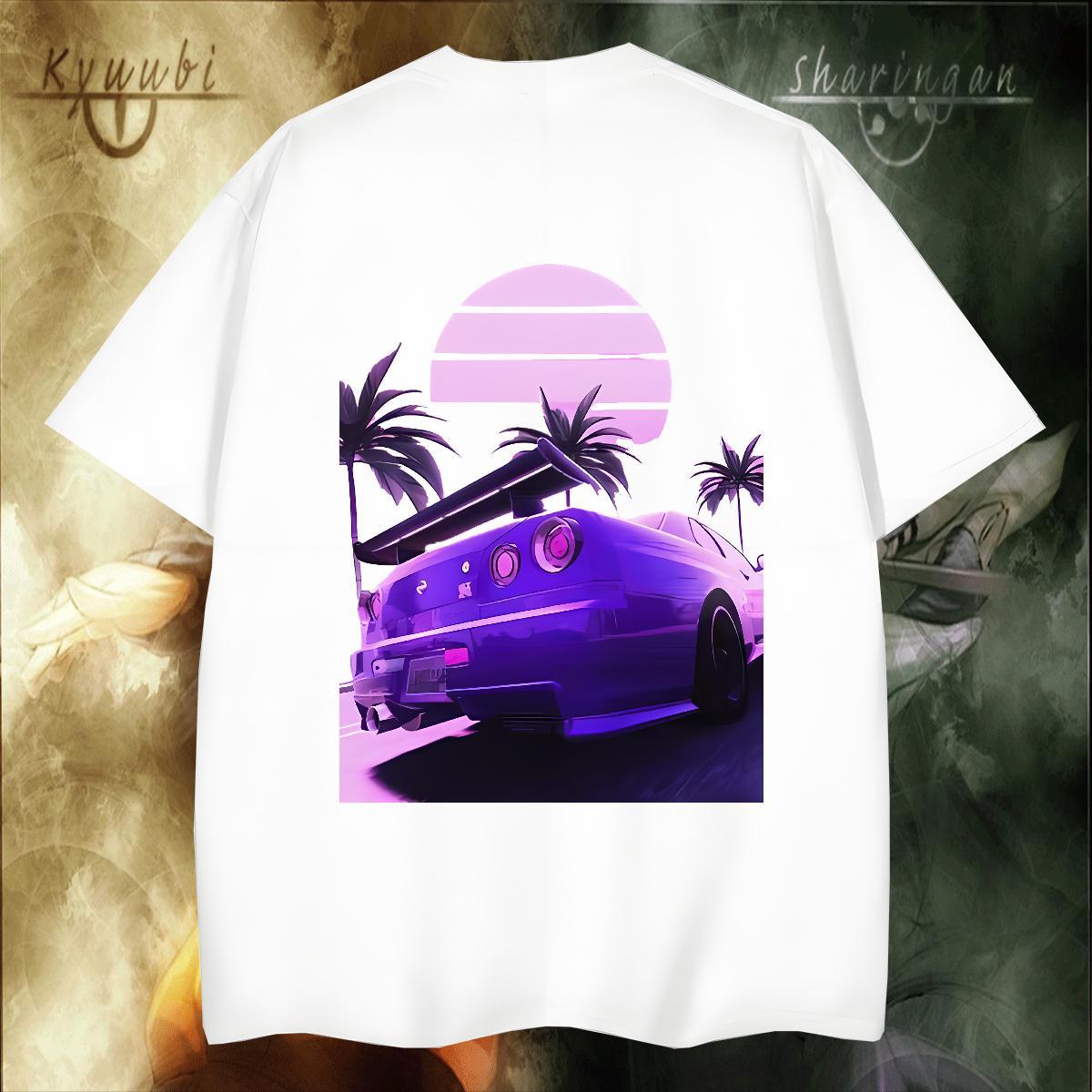 Brand beach Men T Shirts Summer Casual Mens Tshirts 230g Cotton Designer Fashion Breathable Crew Neck DIY Anime Polos