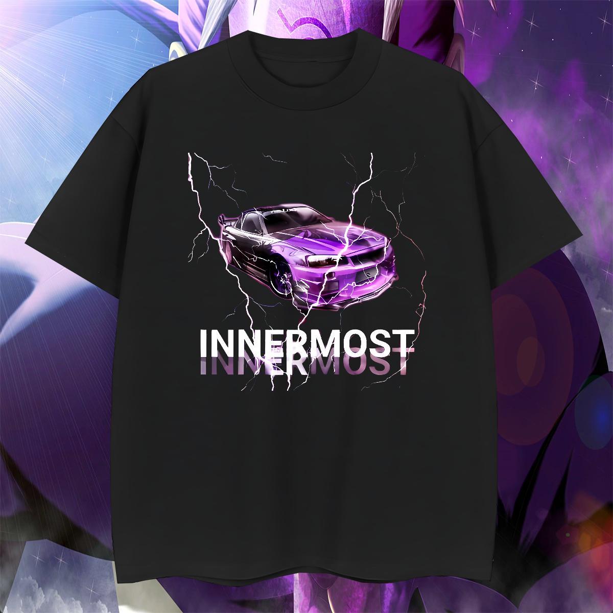 Brand Tshirts Sports Casual 230g Pure Cotton Custom Anime Crew Neck car T shirt New Arrival Tops Shirt