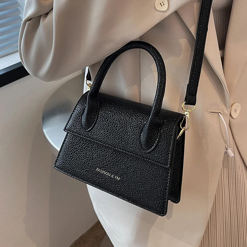 Top Handbag Small Size Single Handle Clutch for Crossbody Messenger Bag Solid Color Woman Hand Bags 240820 b9cf