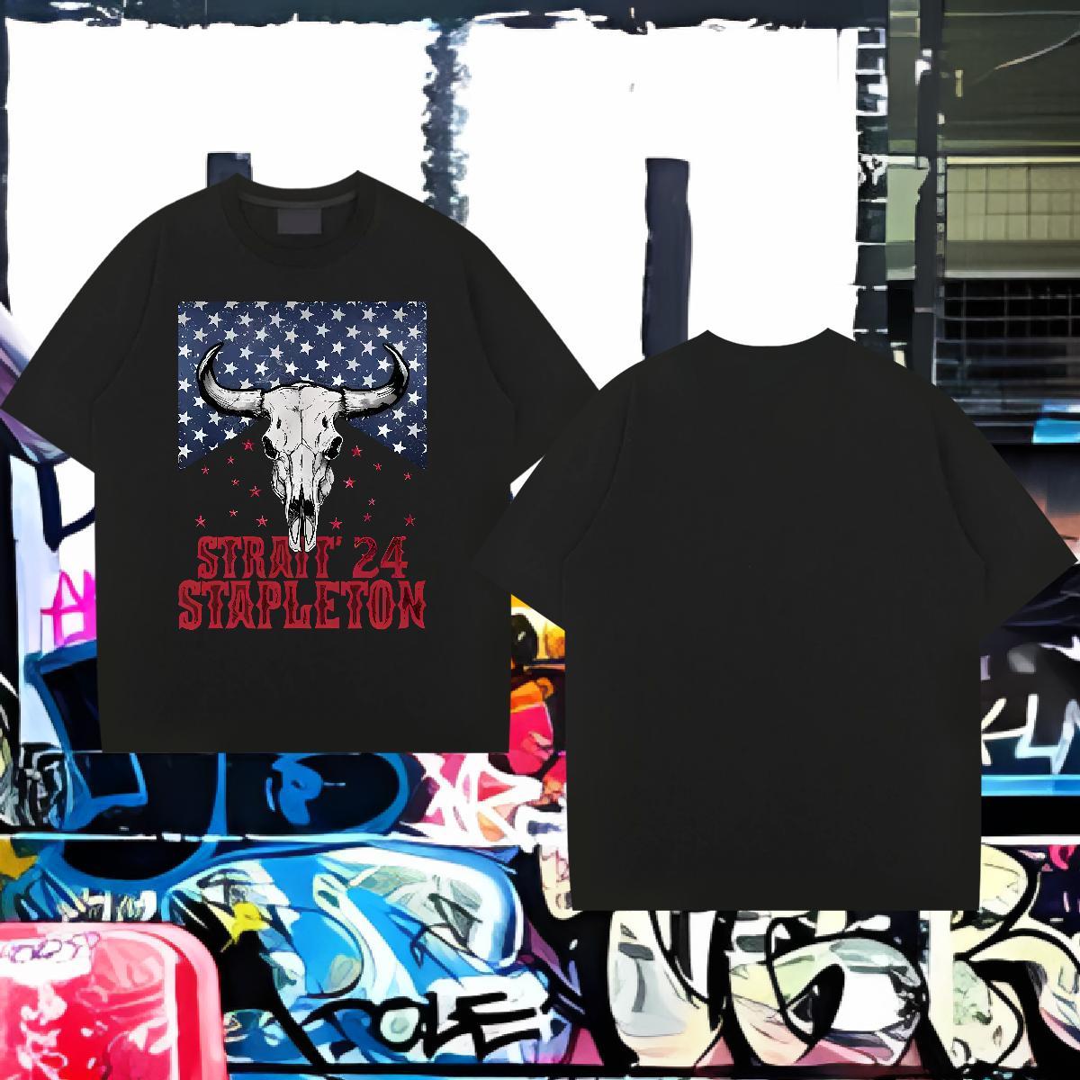 Classic T-Shirts for Men cow Breathable Street wear Hip Hop Asian Size 100% Cotton 230g Tshirts New Clothings