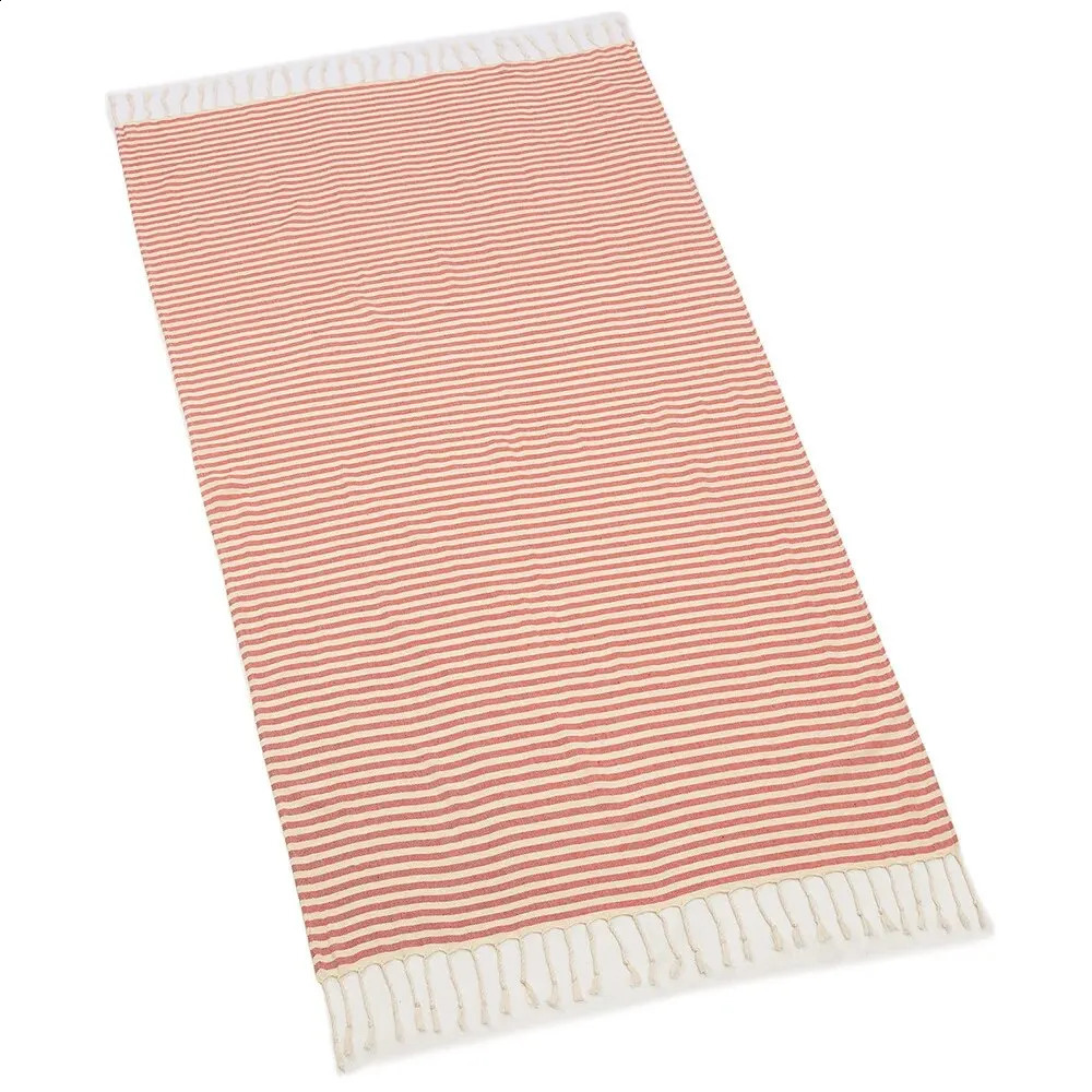 100% Cotton Turkish Beach Towel Comfortable Lightweight Absorbent Quick-drying Swimming Blanket Party Accessories 240819