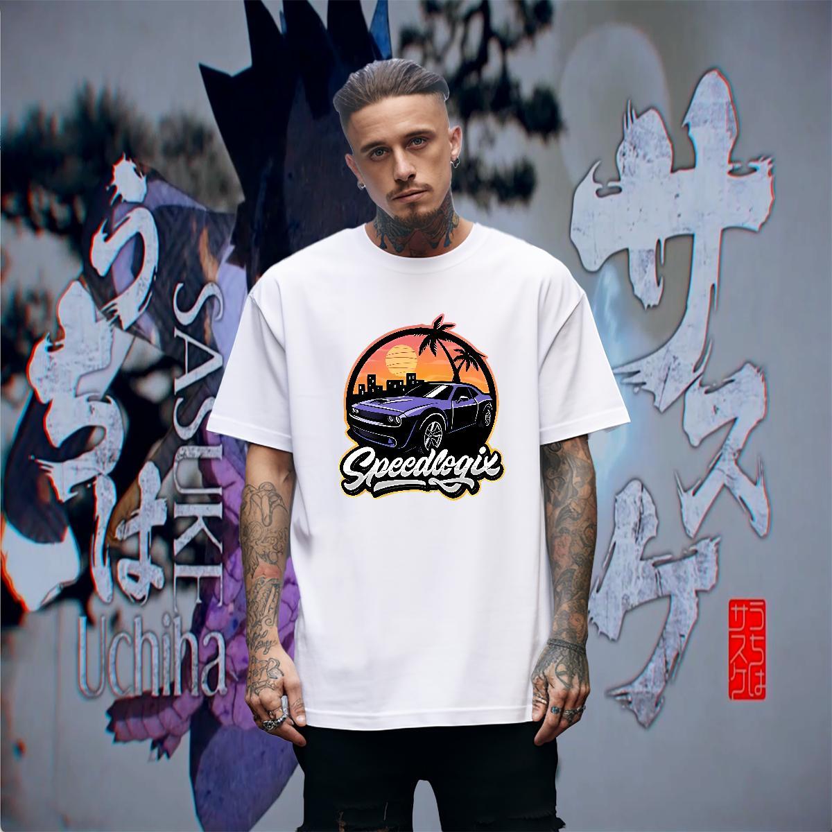 Brand Mens Tshirts Casual Beach 100% Cotton 230g Black White Short Sleeve Soft beach T Shirts Men DIY Customized Clothings