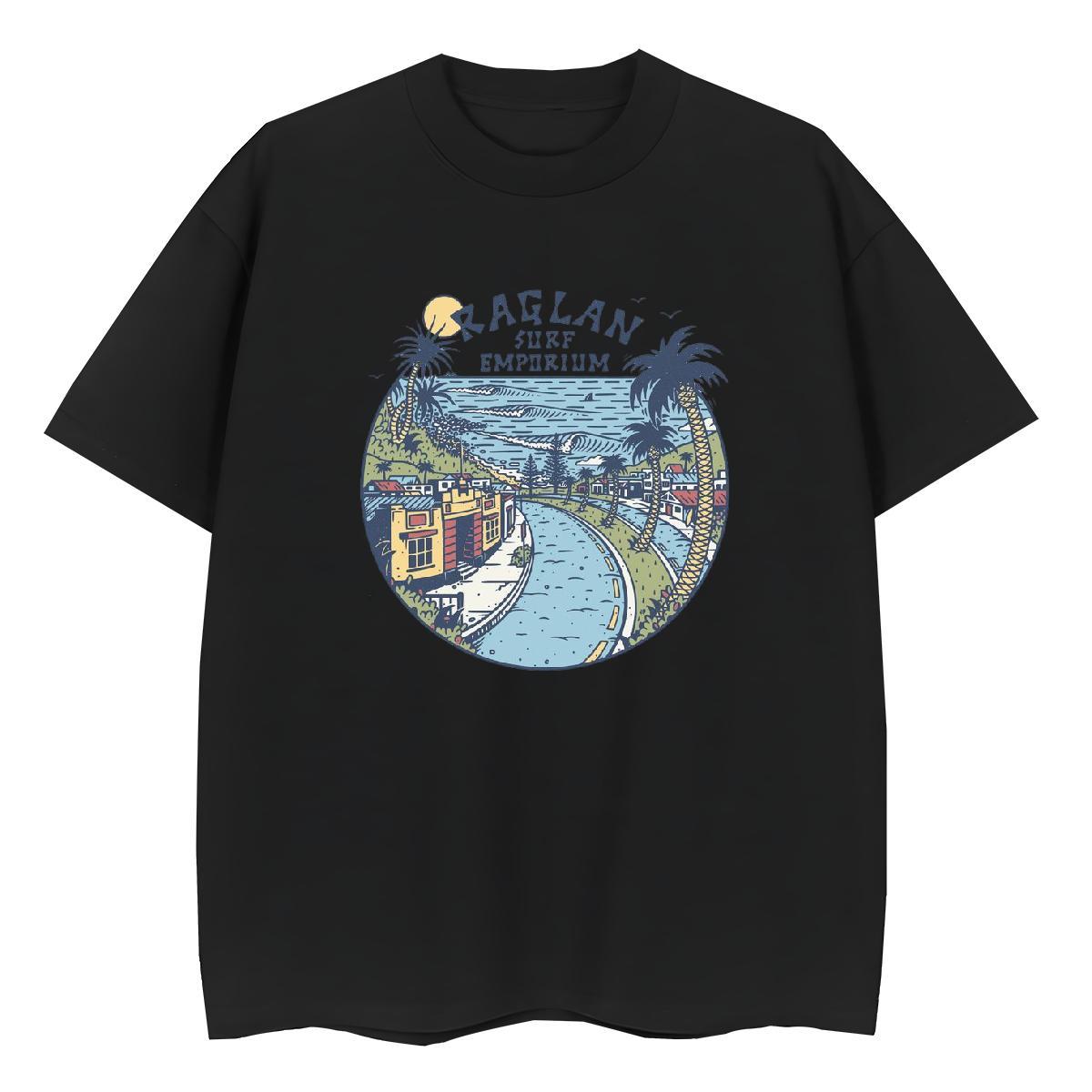 2024 DIY Tshirt for Man Woman Street Wear Short sleeve Soft Tees Shirts Comfortable 230g 100% Cotton river Custom Print Plus Size Woman T Shirts