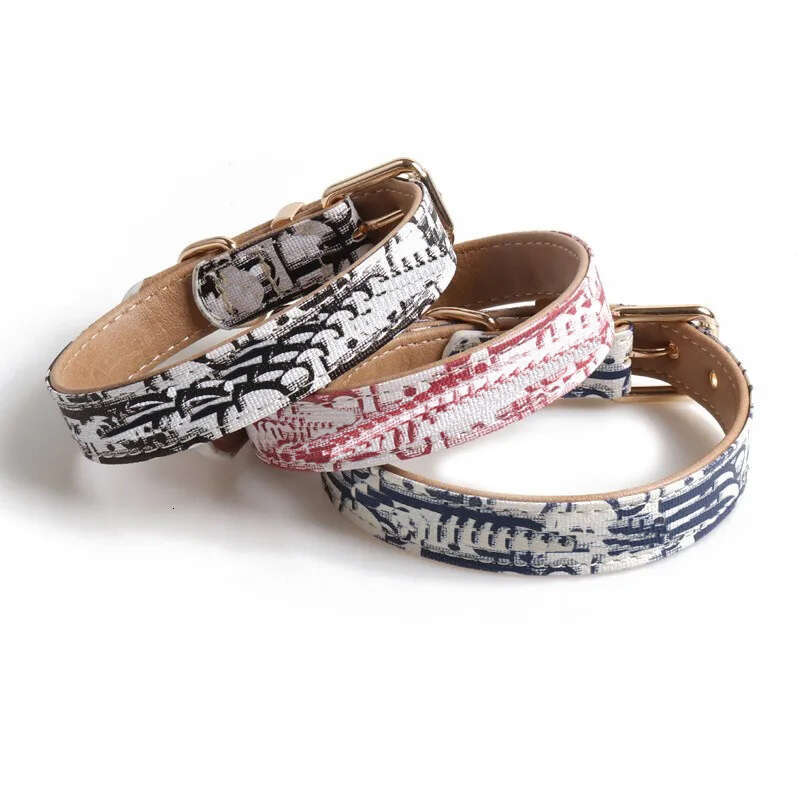 free shipping Adjustable with Metal Buckle Dogs Collar for Cats and Outdoor Traction Rope