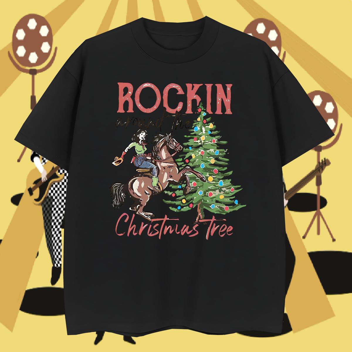 Free Shipping Chrismas Men Clothes T-Shirt 100% Cotton 230g T Shirts Men Plus Size Cartoon Home Outdoor Breathable Soft Cool Design Tops