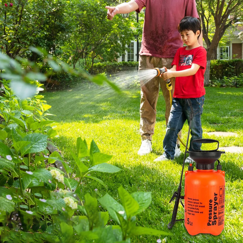 2L/ 5L Hand Pressure Sprayer Air Pressure Pump Sprayer for Garden Irrigation Gardening Tools Watering Can Mist Nozzle for Lawn 240819