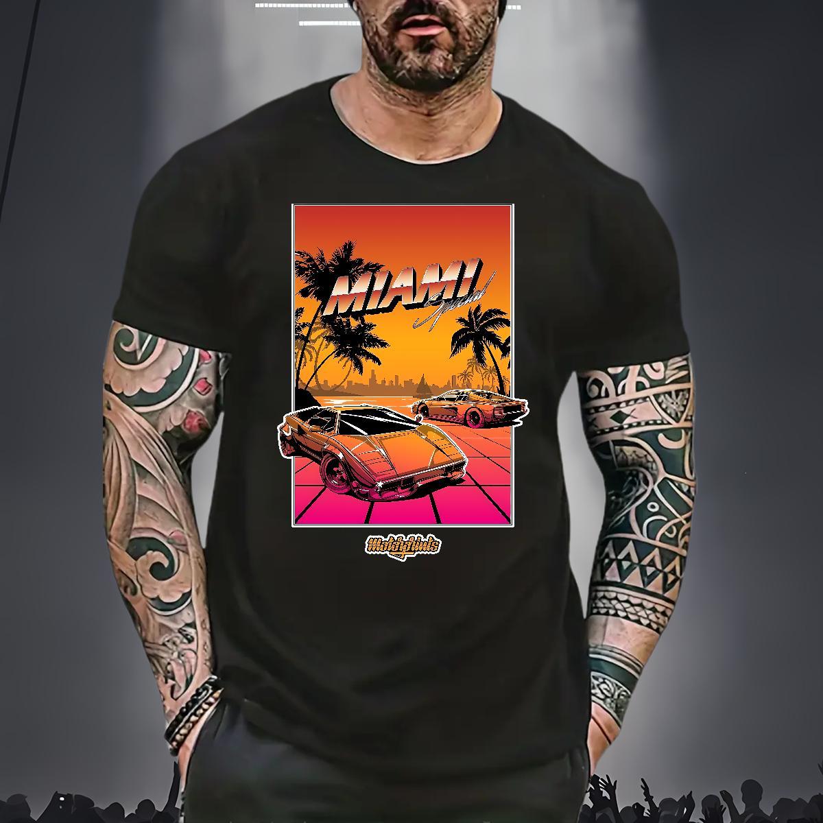 Cool Design beach 100% Cotton 230g Men Clothes T-Shirt Home Outdoor Short Sleeve Soft Mens T Shirts DIY Customized Plus Size Custom Top Tees