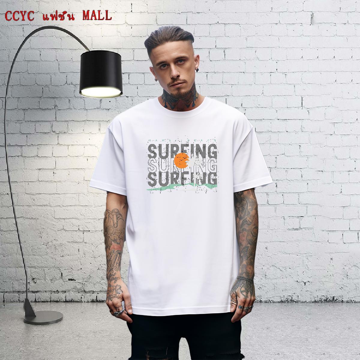 Classic Tshirt for Man Woman Street Casual 230g Pure Cotton Customized Breathable Crew Neck letter Mens T Shirts Classic Casual Tees Shirts
