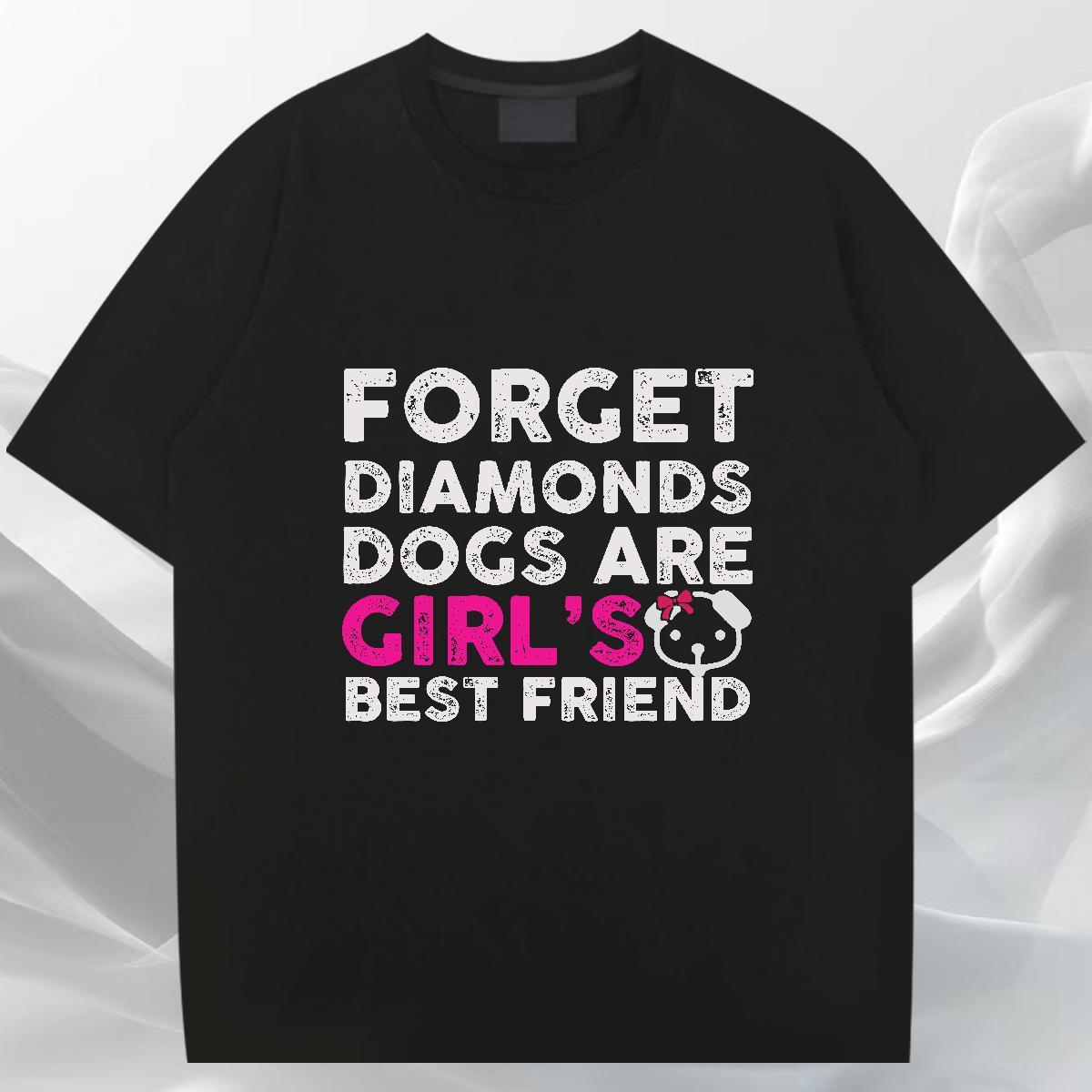 Brand Tshirts Summer Casual 100% Cotton 230g Customized Print Breathable Soft girls T shirt Classic Tees