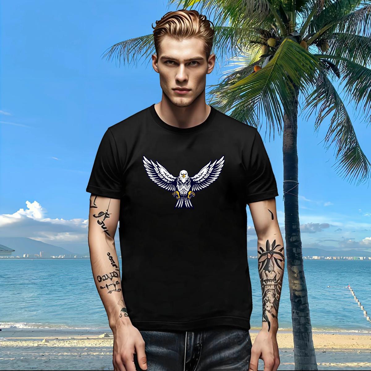 Fashion Design Tshirts cool Casual Daily Wear 230g Cotton Polos O Neck Short Sleeves High Quality Men T Shirts Anime