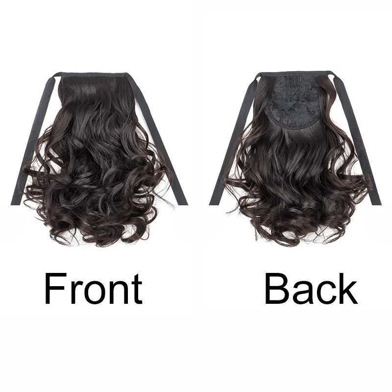 Synthetic short curly wig ponytail 10 inch drawstring clip in ponytail hair extension cute female hair clip W240817