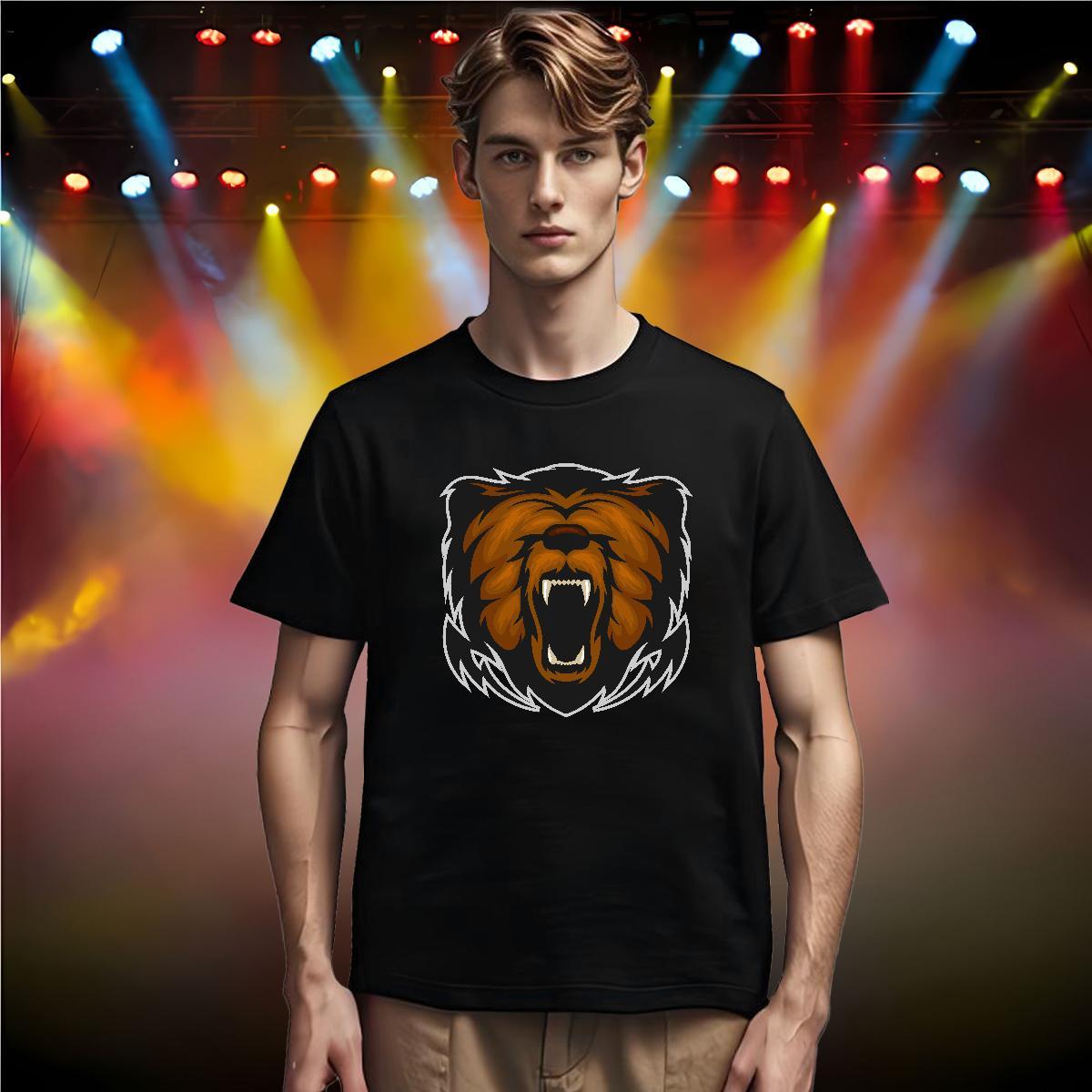 2024 Designer Couples T Shirts lion High Street Hip Hop 230g 100% Cotton Clothings O Neck Short Sleeves Comfortable Mens T Shirts DIY Printed