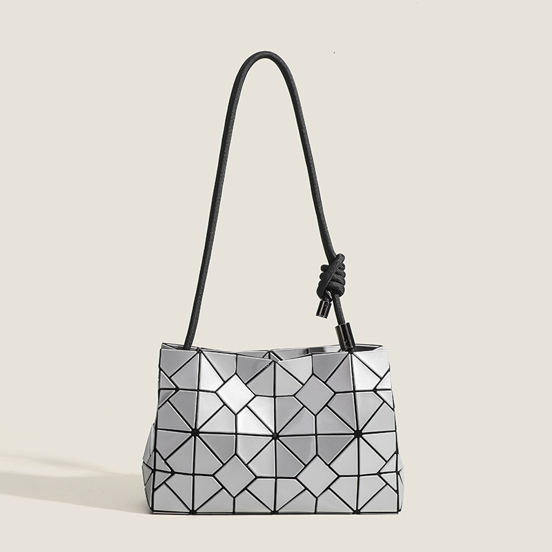 Designer bag for women pu leather crossbody shoulder bag retro geometric rhombus pillow bags