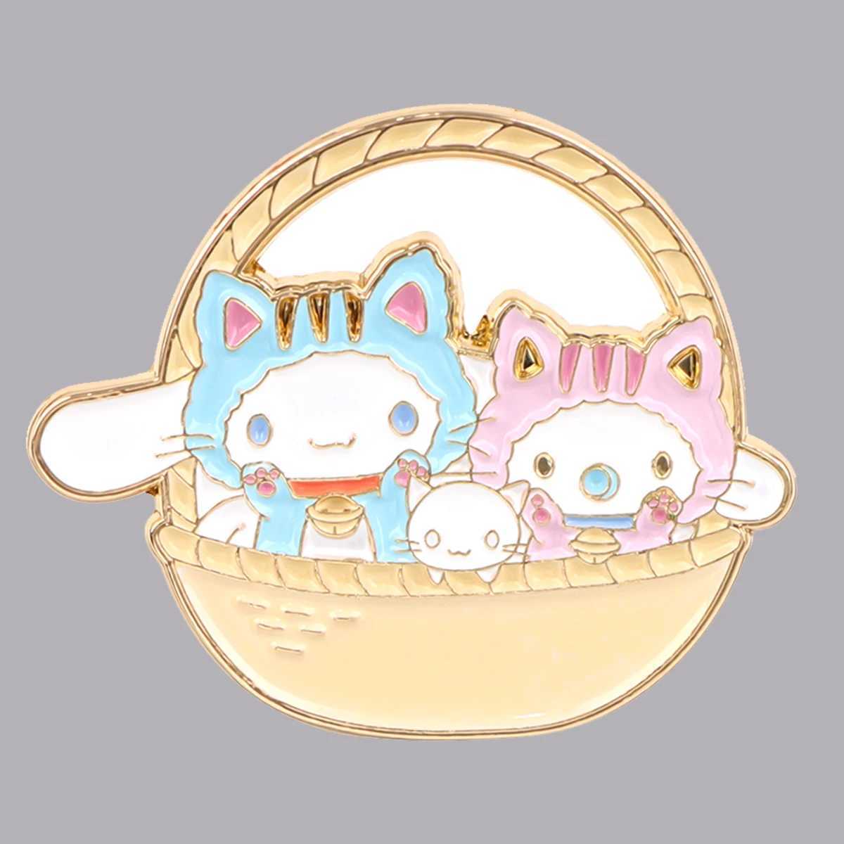 Kavay cat enamel pin cartoon womens brooch mens lapel pin badge backpack clothing accessories anime jewelry girl gift W240815