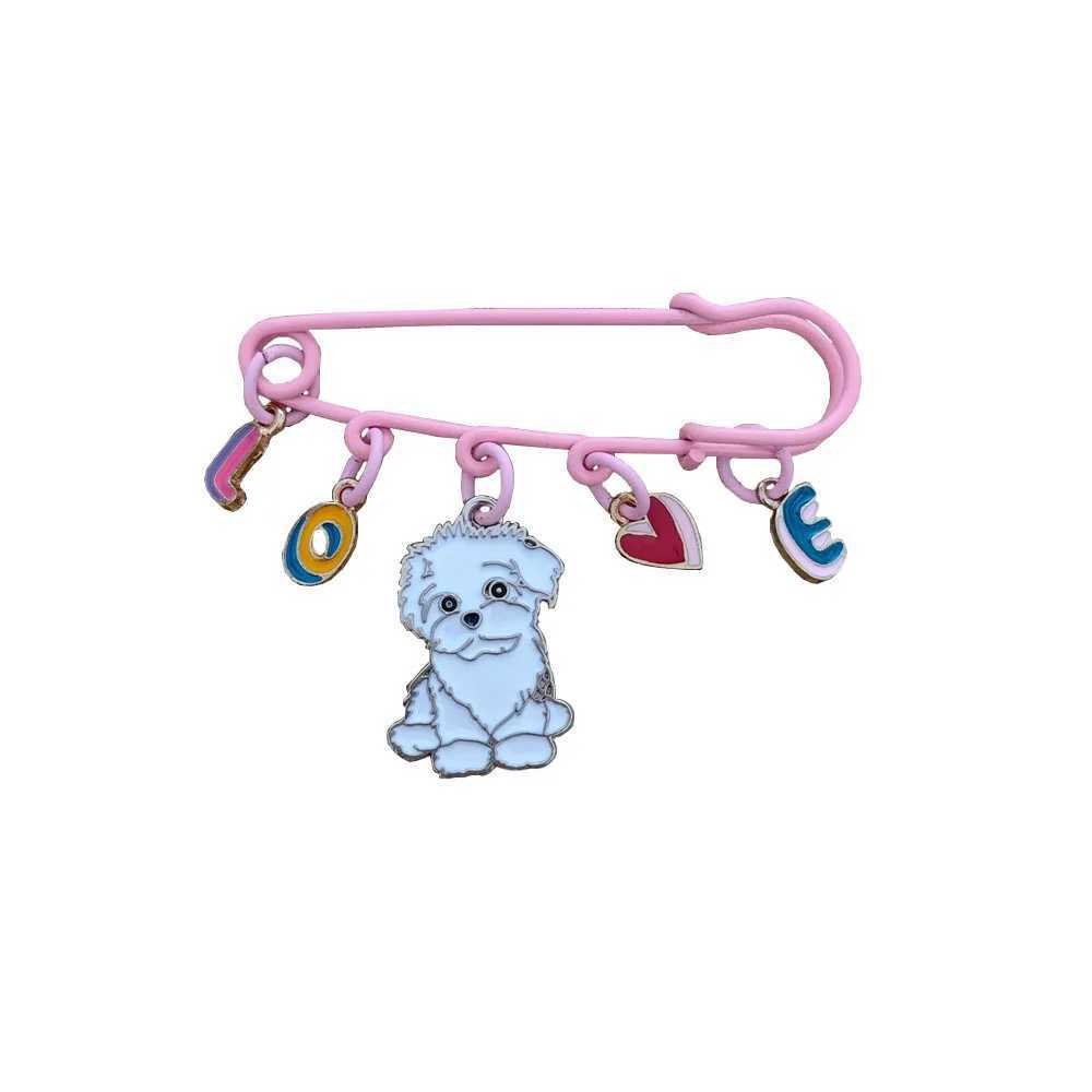 Hot selling Teddy Dog Animal Brooch Original Accessories Small Border Collie Brooch W240815