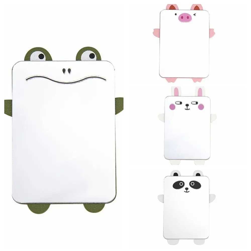 Mini Phone Back Sticker Portable Panda Rabbit Animal Cosmetic Mirror Acrylic Make-up Mirror Y240819