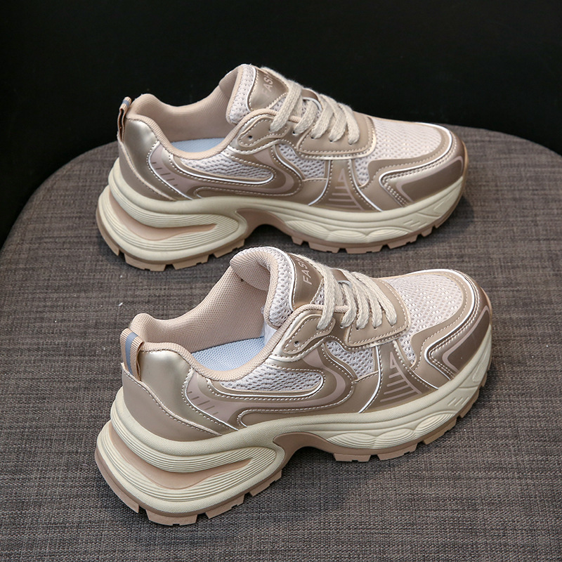 Ddmysports Instagram Korean Edition New Dad Women S Spring Student Sports Running Casual Thick Sole Versatile Shoes A OUTDOOR