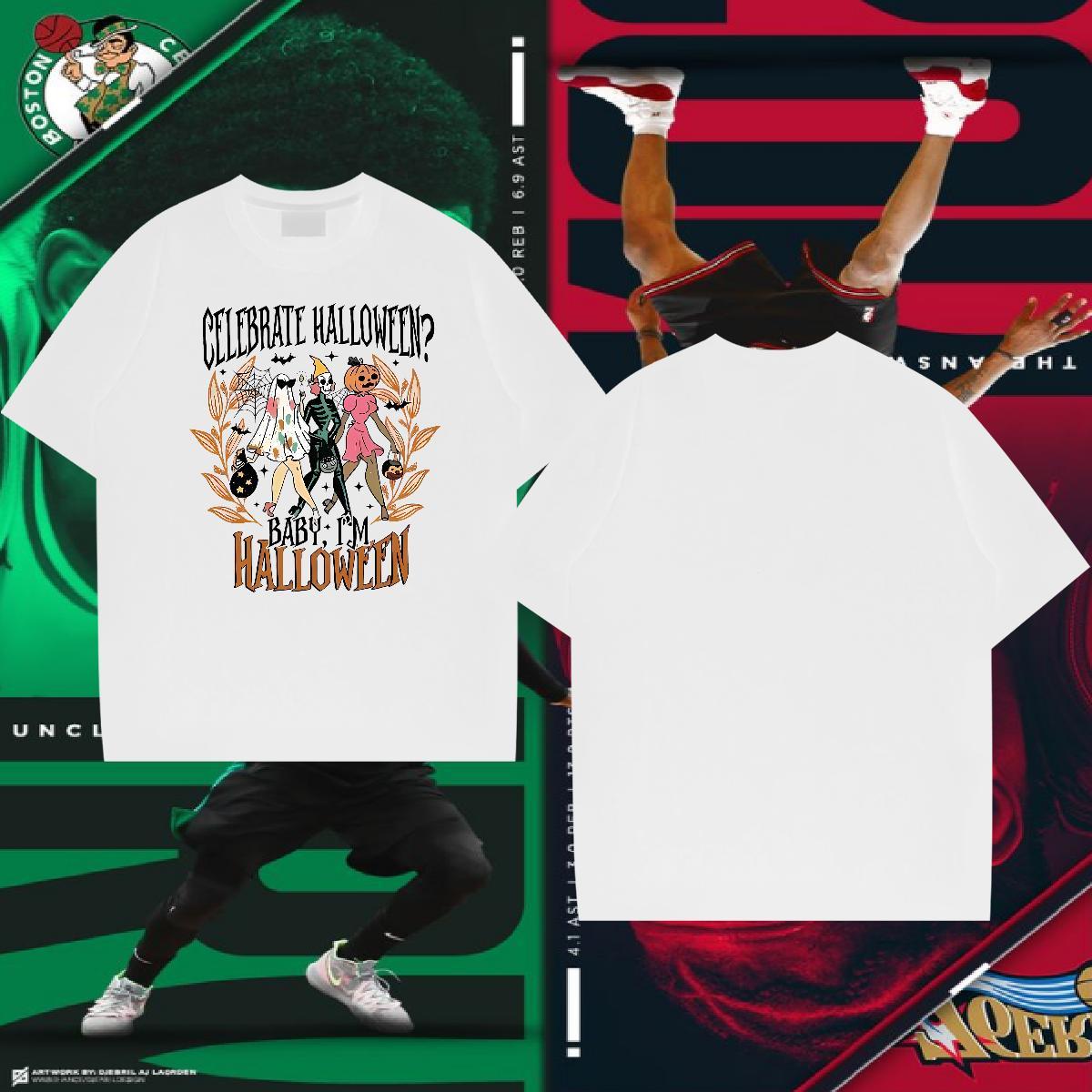 Popular Man T Shirts dance Breathable Short Sleeve Anime Printing Street Customized Print 230g Cotton Men Clothes T-Shirt DIY Customized Tops Tees