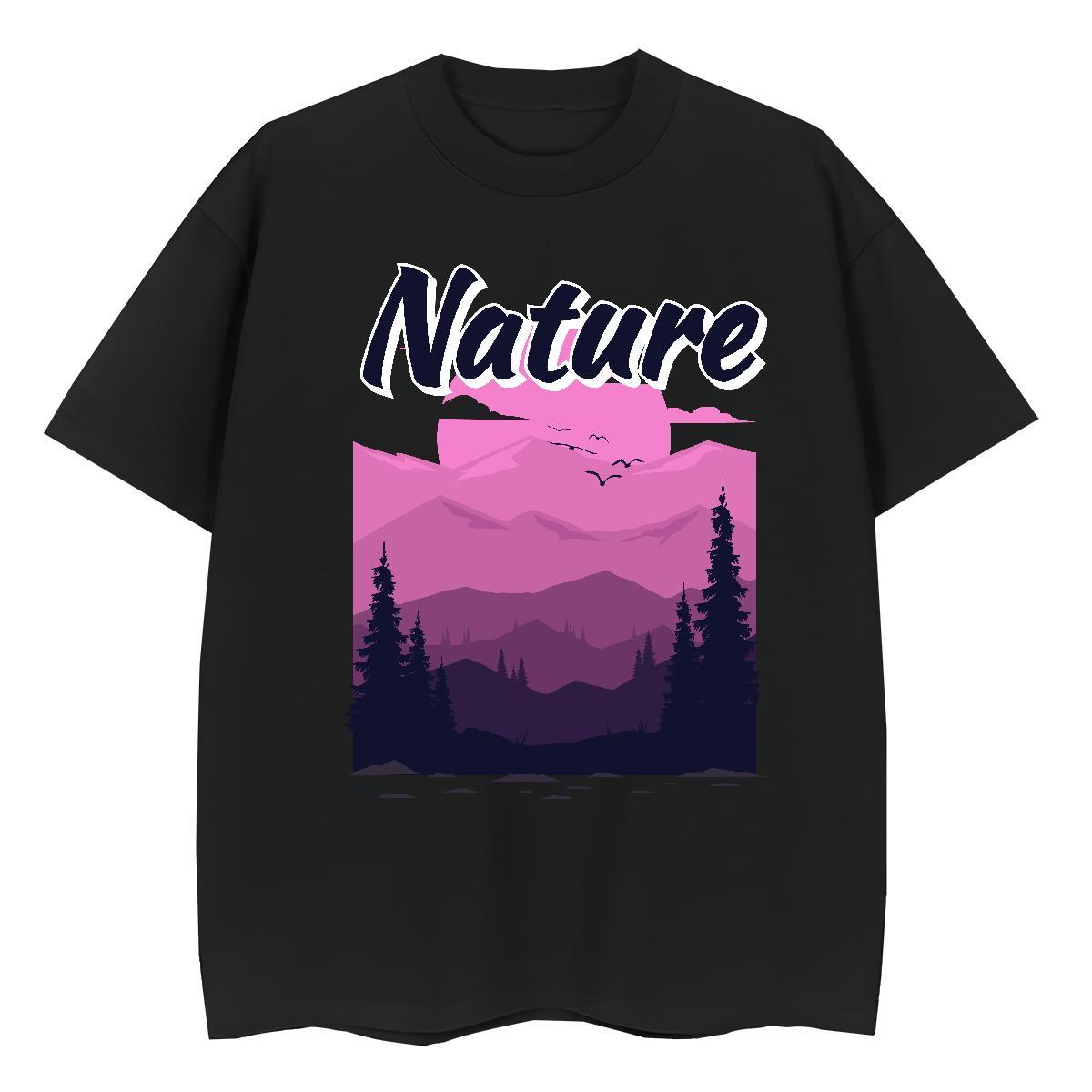 2024 New Tshirts tree Casual Beach 230g 100% Cotton Clothes Breathable Wholesale Mens T Shirts DIY Printed
