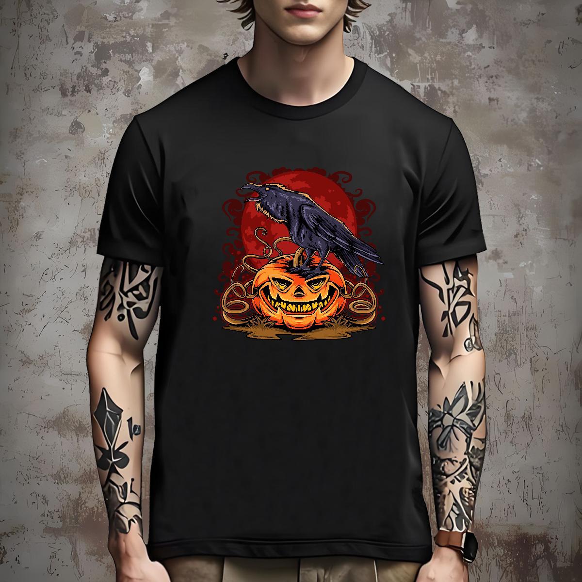 Soft T shirt eagle O-Neck Short Sleeve High Street Hip Hop Custom Cartoon 230g Cotton Couples T Shirts New Tees