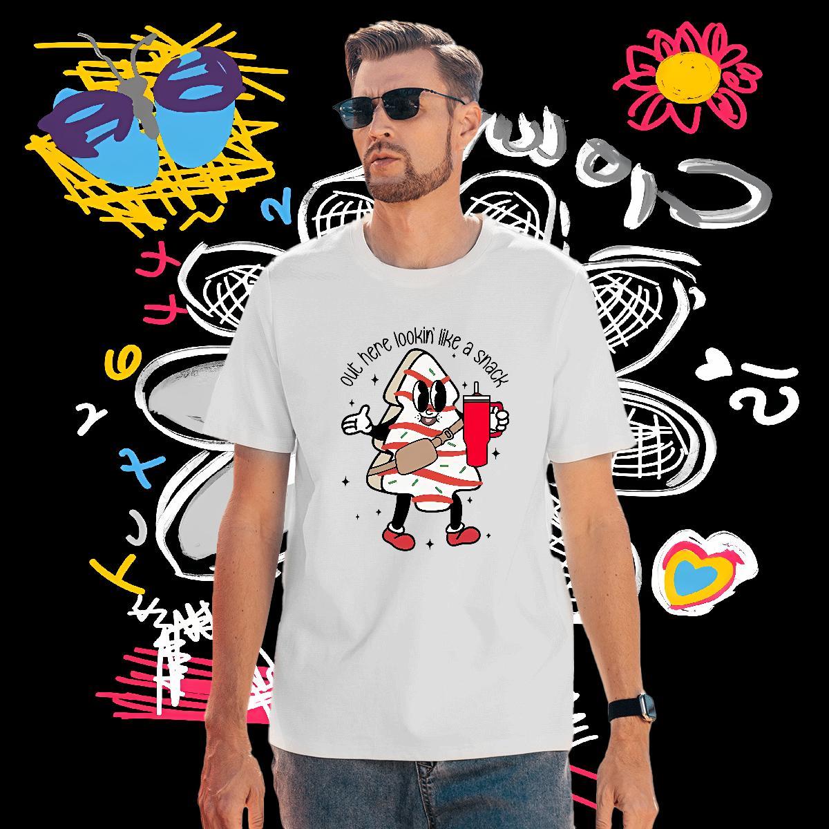 2024 Designer Couples T Shirts drink juice Hip Hop 230g Pure Cotton Tee Shirt Breathable Crew Neck Cool Man T Shirts Customized Print