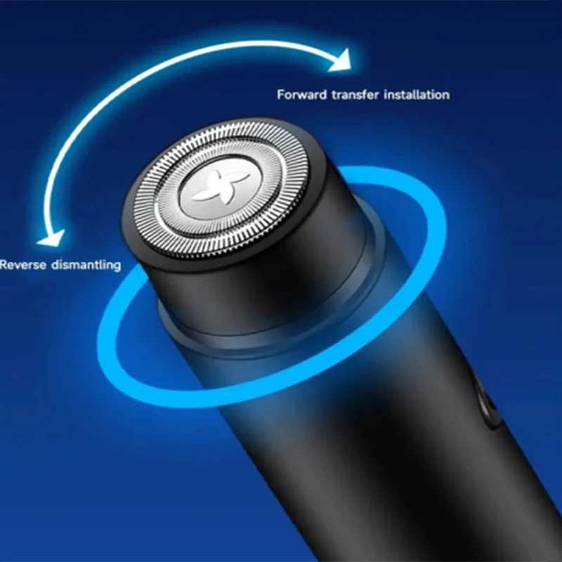 Mens shaver Mini electric shaver USB charging model Portable shaver Long term black skinless shaver W240819