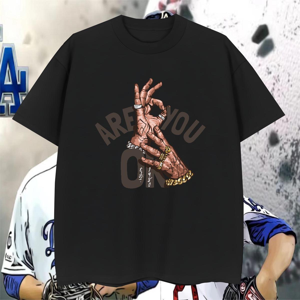 Men T Shirts 230g 100% Cotton hand- Sports Casual Breathable Short Sleeve White Plus Size Tshirt for Man Woman Fashion Casual Free Shipping Tops Tees