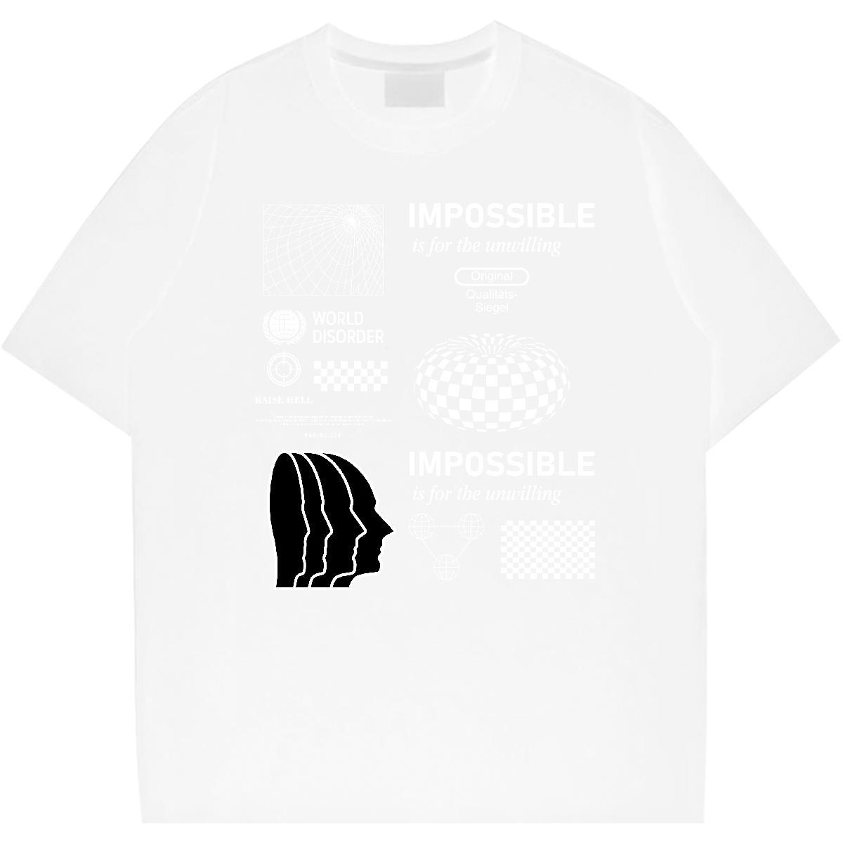 Soft Men Tops Tees Daily Outfit 100% Cotton 230g Custom Anime Breathable Crew Neck letter T Shirts Men Customized Tee Shirt