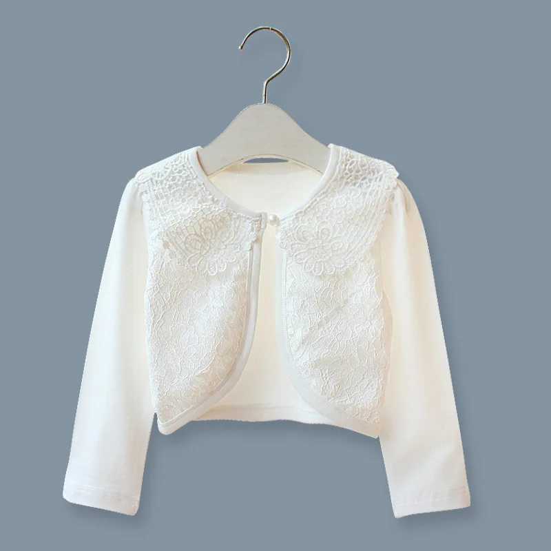 Kids Girls Lace Cardigan Long Sleeve Crochet Bolero Jackets Girl Wedding Party Cape Outerwear Coat Children Cape Tops DQ977XJ240819