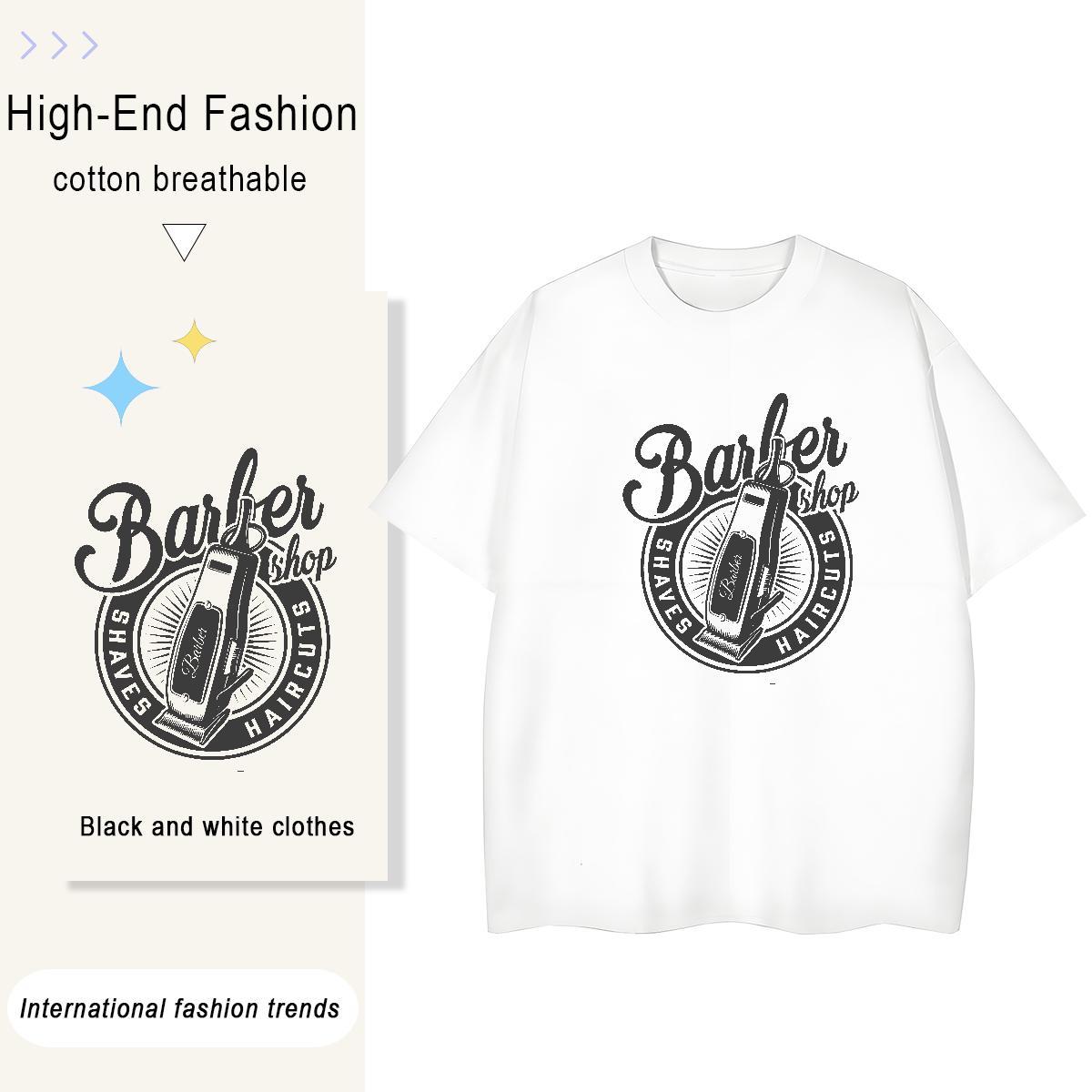 High Quality tool 230g 100% Cotton Tshirts Hip Hop Breathable Soft T Shirt For Man 2024 DIY DIY Printed Clothings