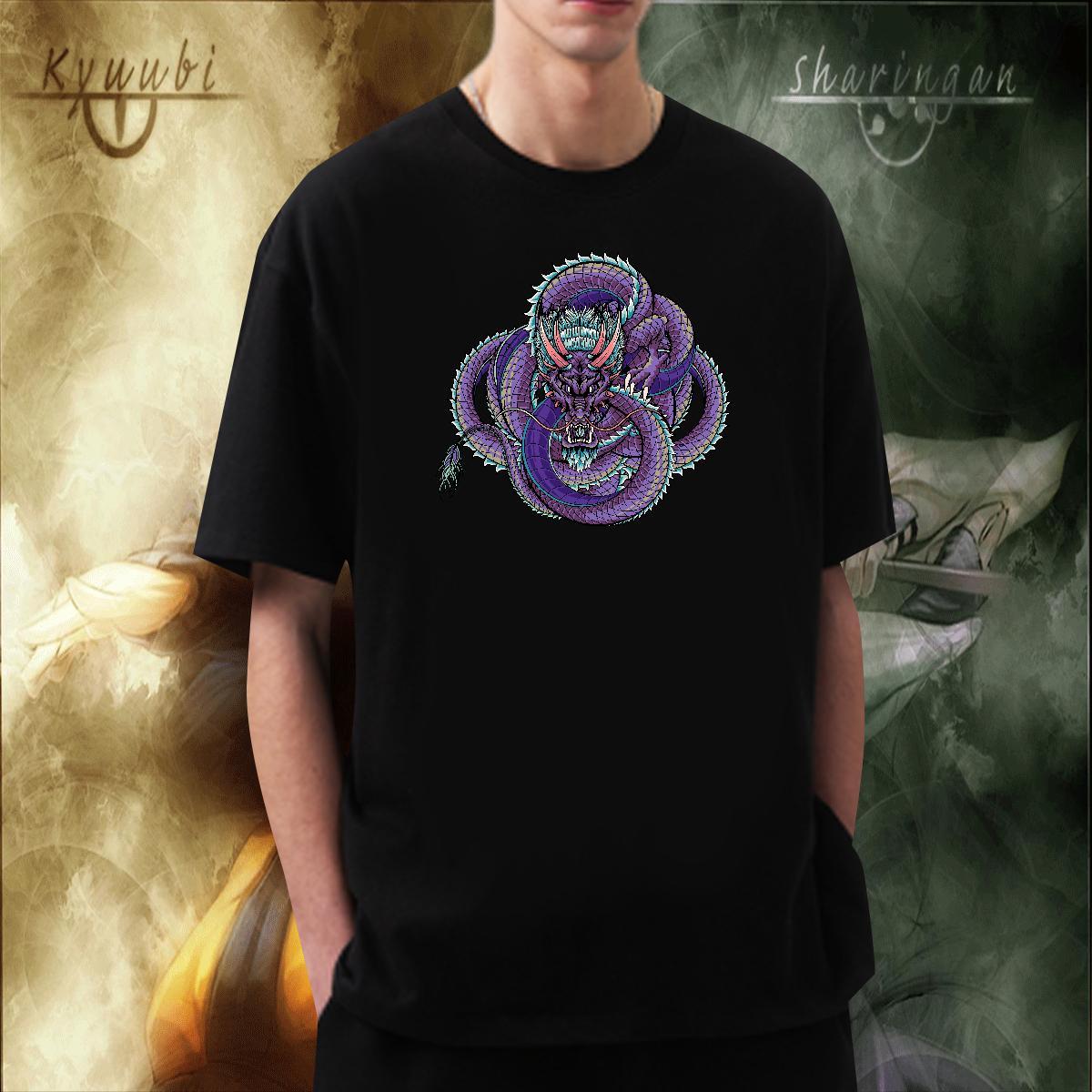 Soft dragon Mens T Shirts Casual Daily Wear Men Tshirts 230g Cotton 2024 Summer Breathable Crew Neck Black Oversized Tops