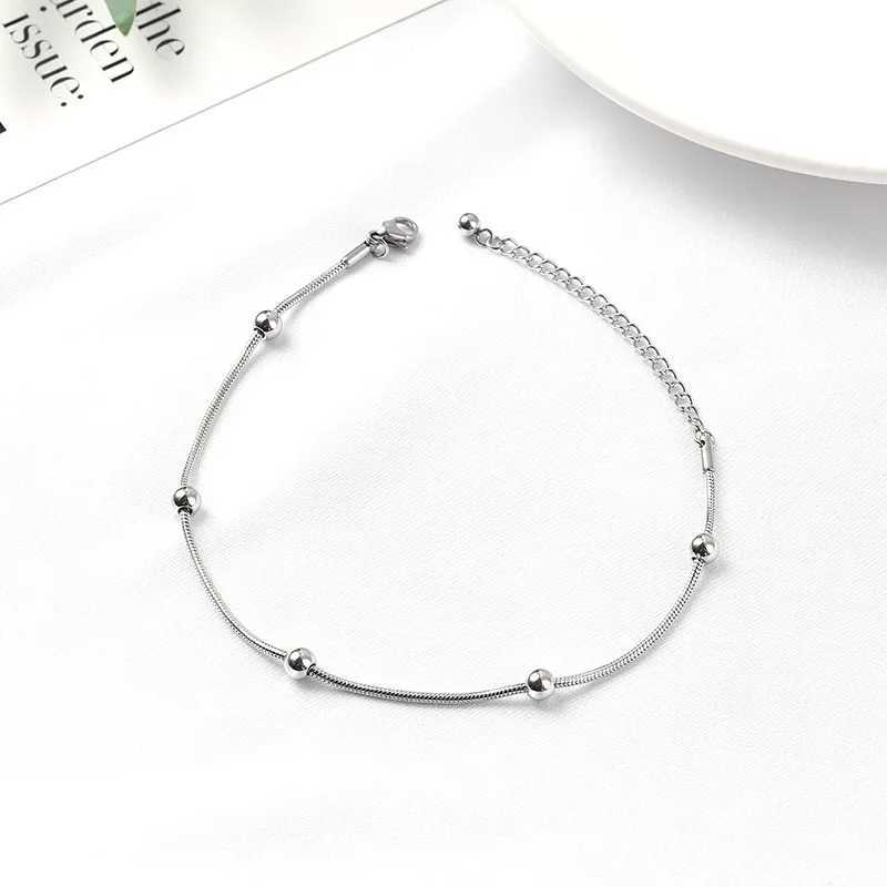 Get Lucky Snake Bone Ankle Bracelet Stainless Steel Ankle Bracelet Leg Ankle Bracelet W240815