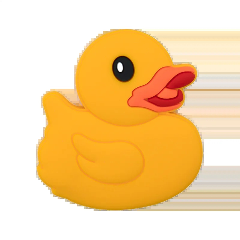 1 PVC Sunflower Palm Beach Bag Charm Decoration with Rainbow Coconut Duck Tote Accessories 240820