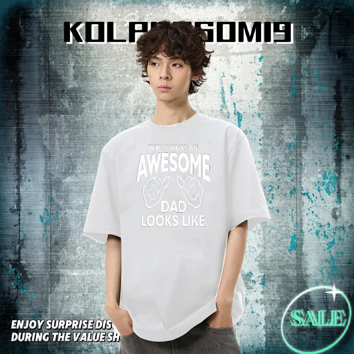 High Quality Men Tees Daily Outfit 230g Cotton Anime Round Neck Short Sleeve letter Men T Shirts Wholesale Tee Shirt