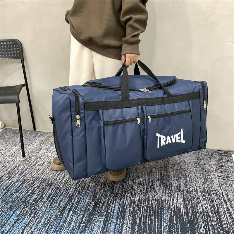 Travel Bag Foldable Large Capacity Waterproof Business Sports Handbags Wear-Resistant Portable Multifunction Duffel Bags luggage 240819