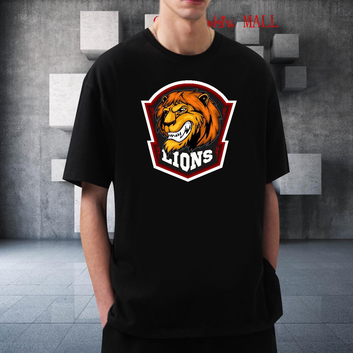 High Quality lion Men T Shirts Hip Hop Men Tops Tees 230g Pure Cotton Free Shipping Breathable Crew Neck Anime Print Clothings