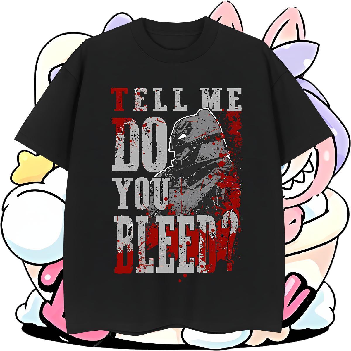Custom scary Tshirts 230g 100% Cotton T-Shirts DIY Anime Daily Wear O-Neck Short Sleeve Popular Top Tees