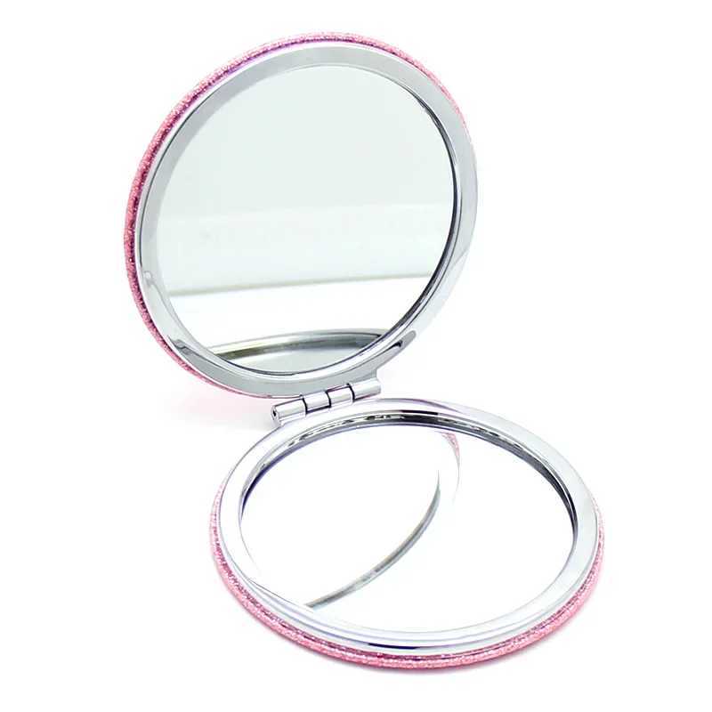 Chic High Definition Folding Square Mirror Mini Double-sided Flip Mirror INS Pocket Cosmetic Mirror Y240819