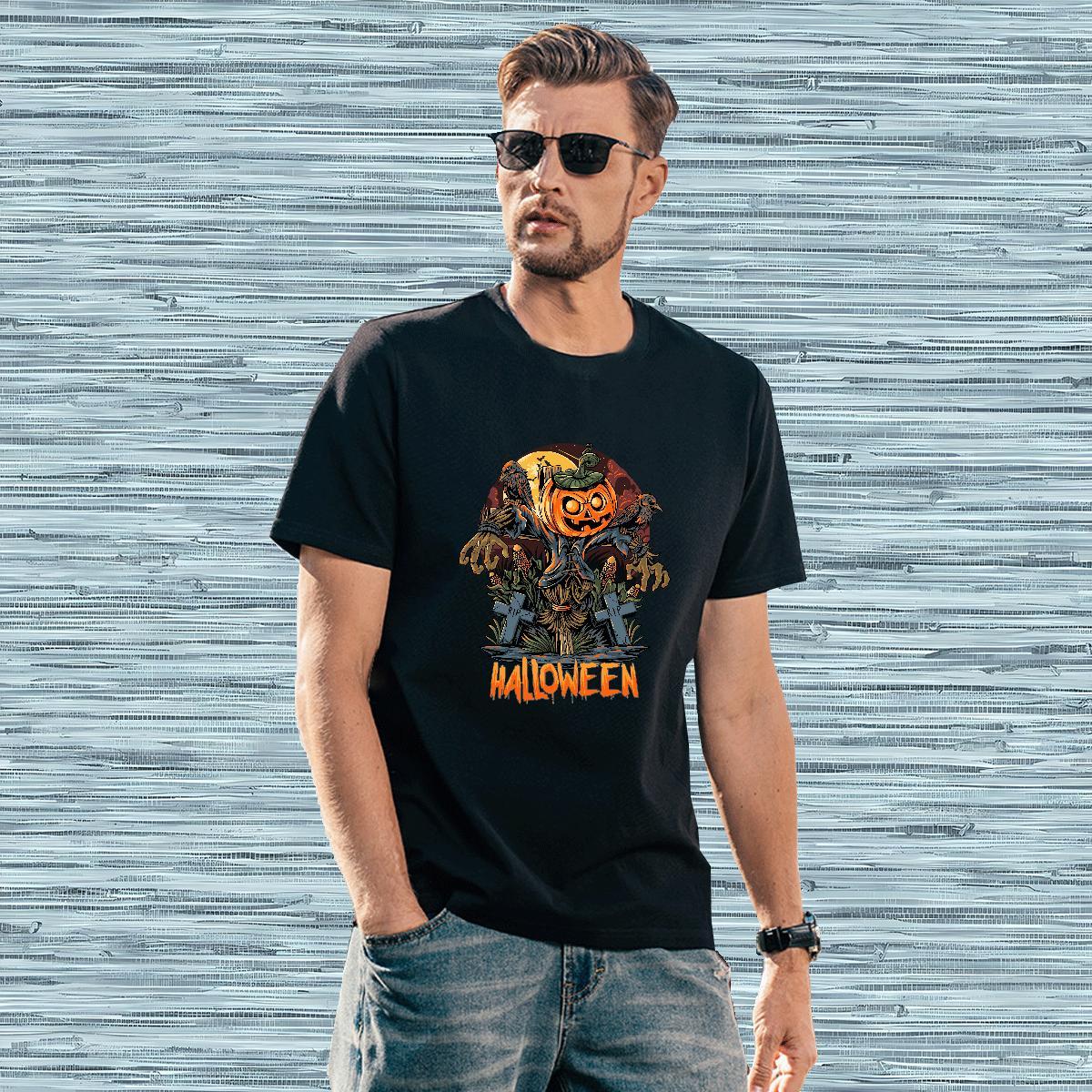 Comfortable Mens T Shirts halloween Breathable Spring Summer Custom Anime 230g Pure Cotton Couples T Shirts Designer Tops Shirt